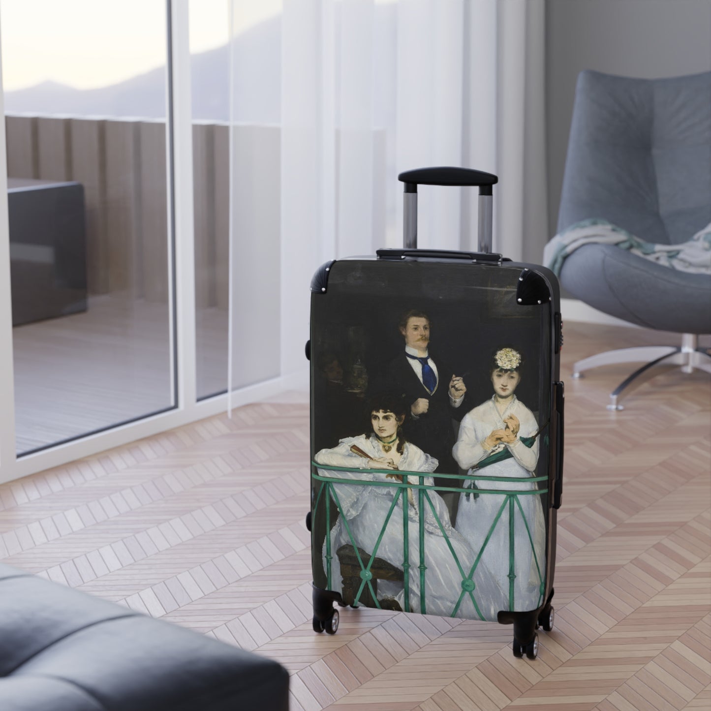 Manet, Édouard - The Balcony (1868) - Suitcase