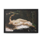 Courbet, Gustave - Woman with a Parrot (1866) - Matte Canvas, Framed