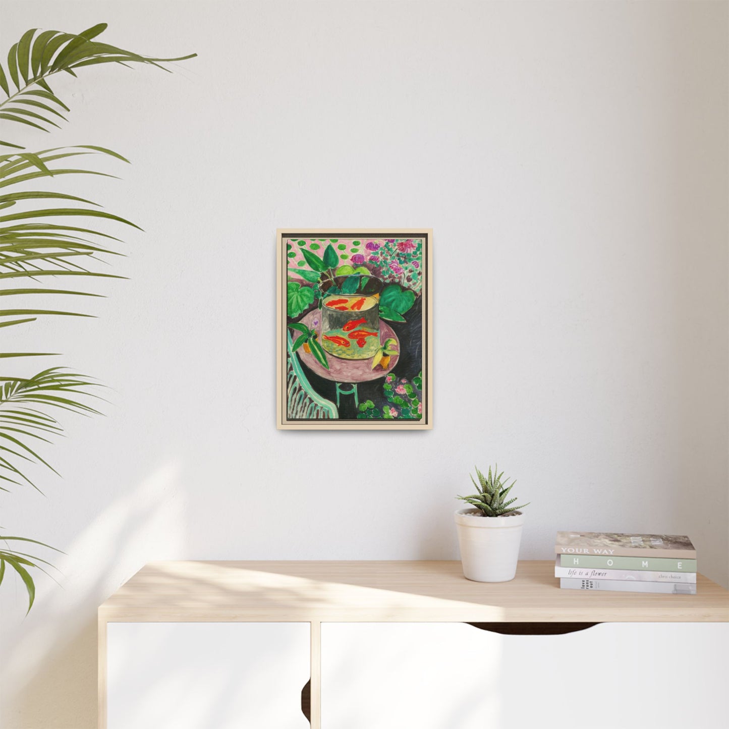 Matisse, Henri - The Goldfish (1912) - Matte Canvas, Framed