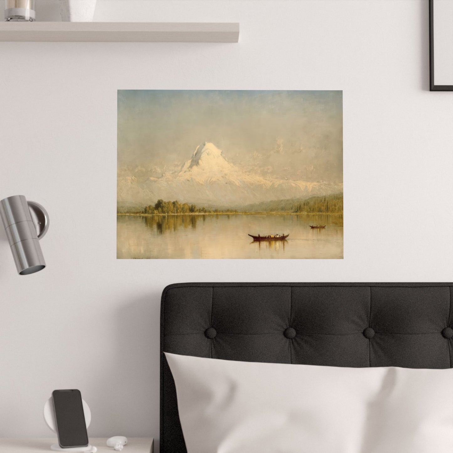 Gifford, Sanford Robinson - Mount Rainier  (1875) - Satin Posters
