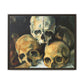 Cézanne, Paul - Pyramid of Skulls (1901) - Matte Canvas, Framed
