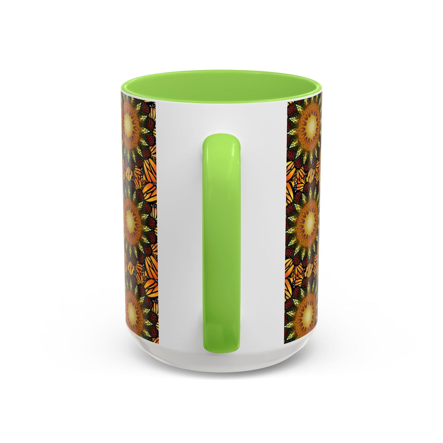 Pacio, Adam - Monarch Butterfly Mandala - Colorful Accent Mugs