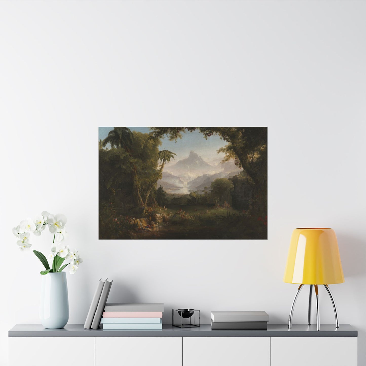 Cole. Thomas - The Garden of Eden (1828) - Satin Posters