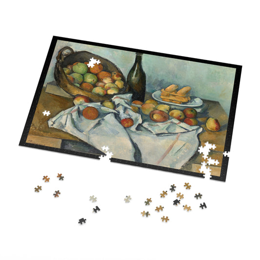 Cézanne, Paul - Basket of Apples (1893) - 1000pc Jigsaw Puzzle
