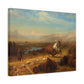 Bierstadt, Albert - The Last of the Buffalo  (1888) - Canvas Block, unframed