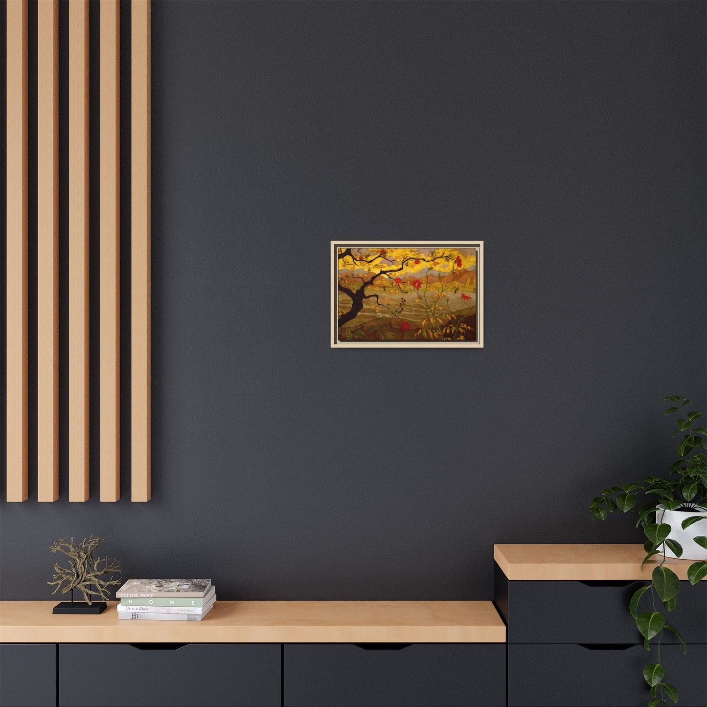 Ranson, Paul - Apple Tree with Red Fruit (1902) - Matte Canvas, Framed