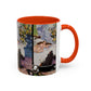 Cézanne, Paul - A Modern Olympia (1874) - Colorful Accent Mugs