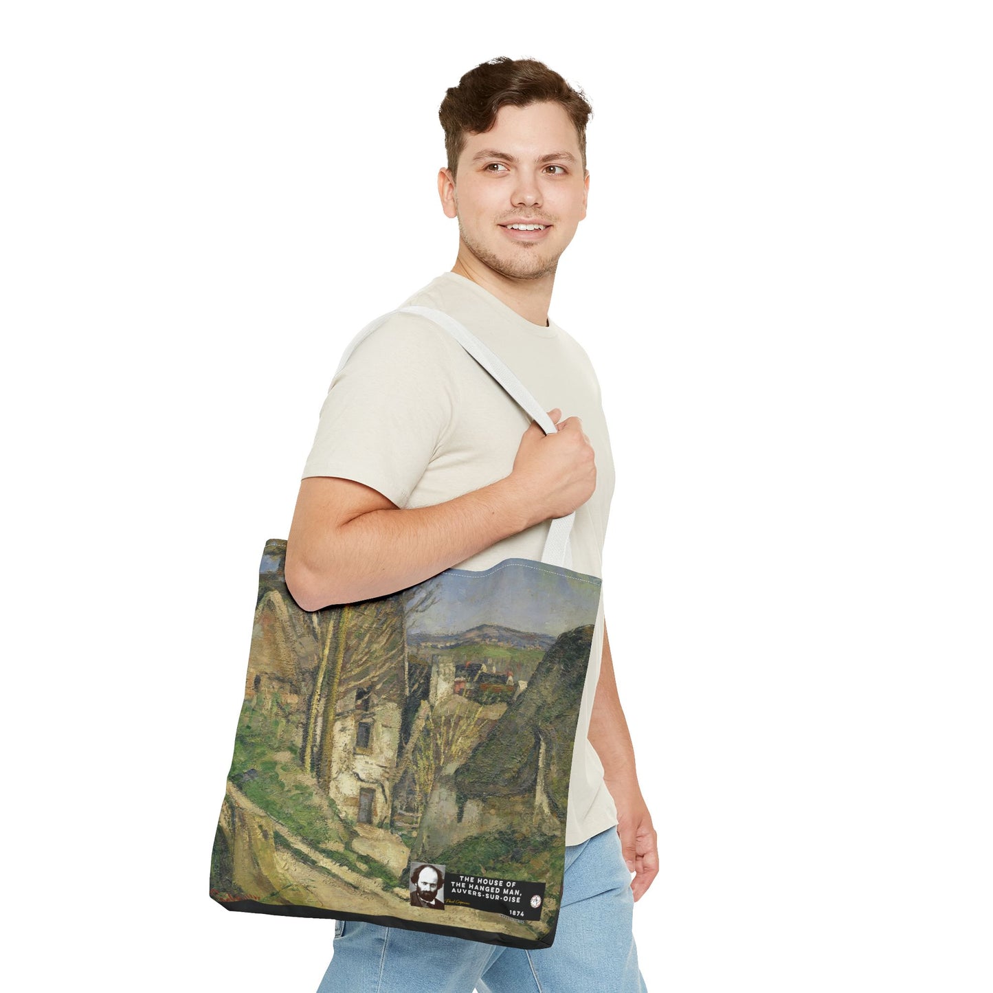 Cézanne, Paul - The House of the Hanged Man, Auvers-sur-Oise (1874) - Tote Bag