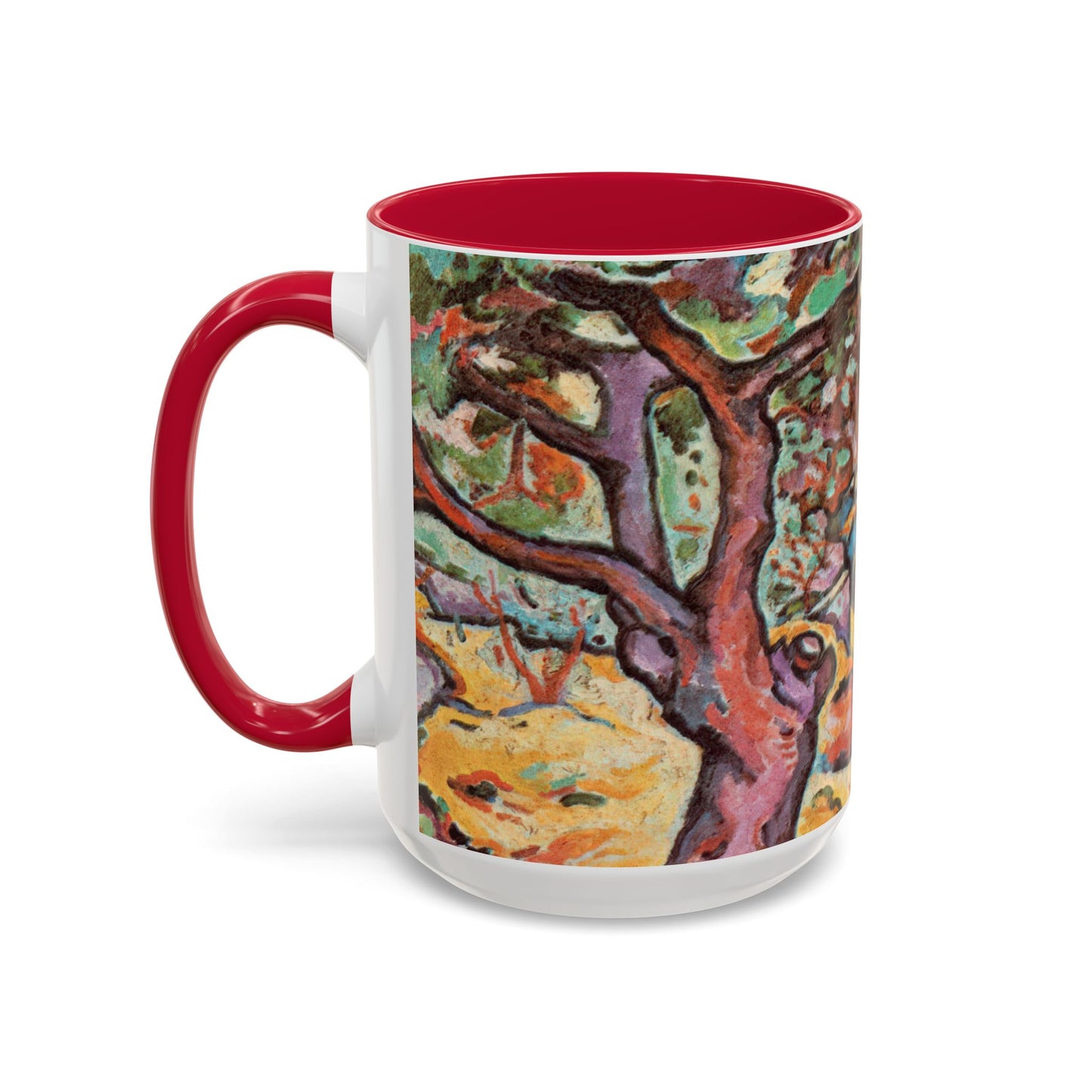 Braque, Georges - Olive Tree near L'Estaque (1906) - Colorful Accent Mugs