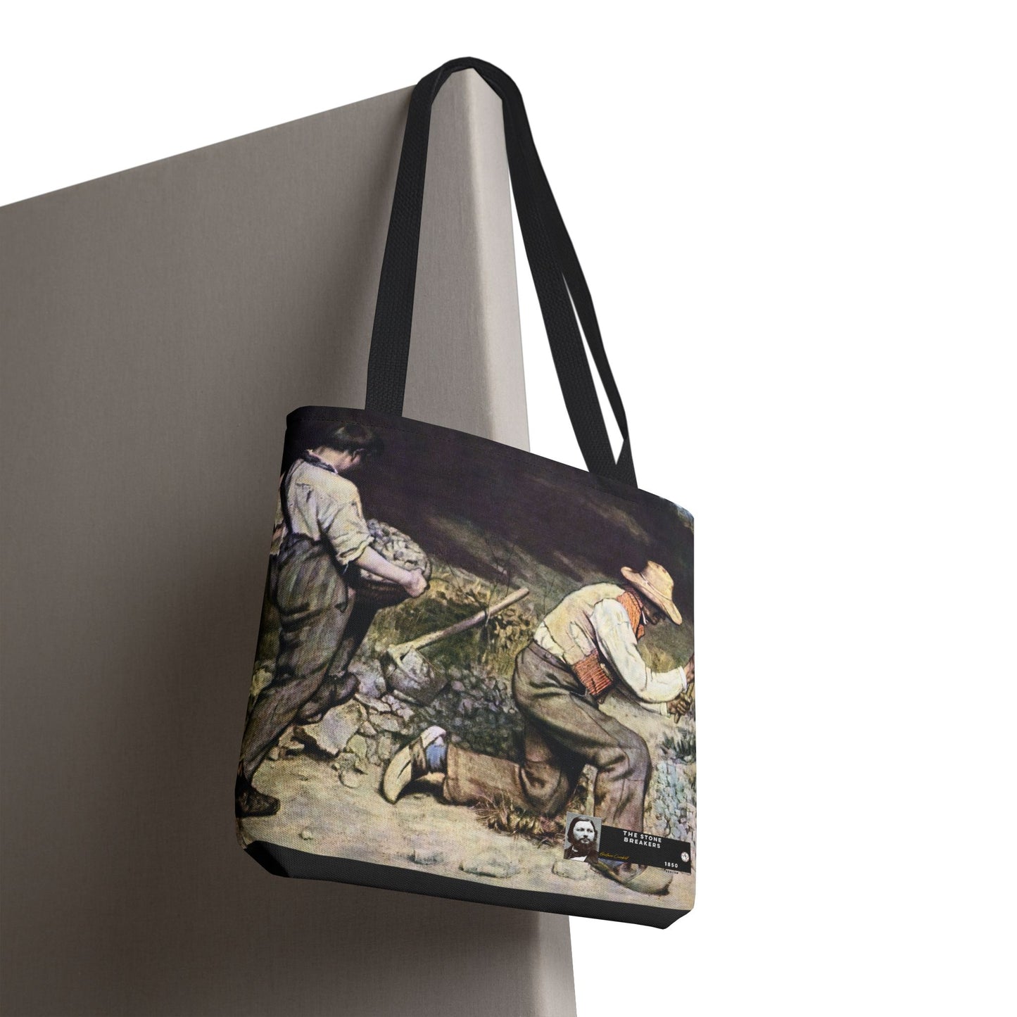 Courbet, Gustave - The Stone Breakers (1850) - Tote Bag