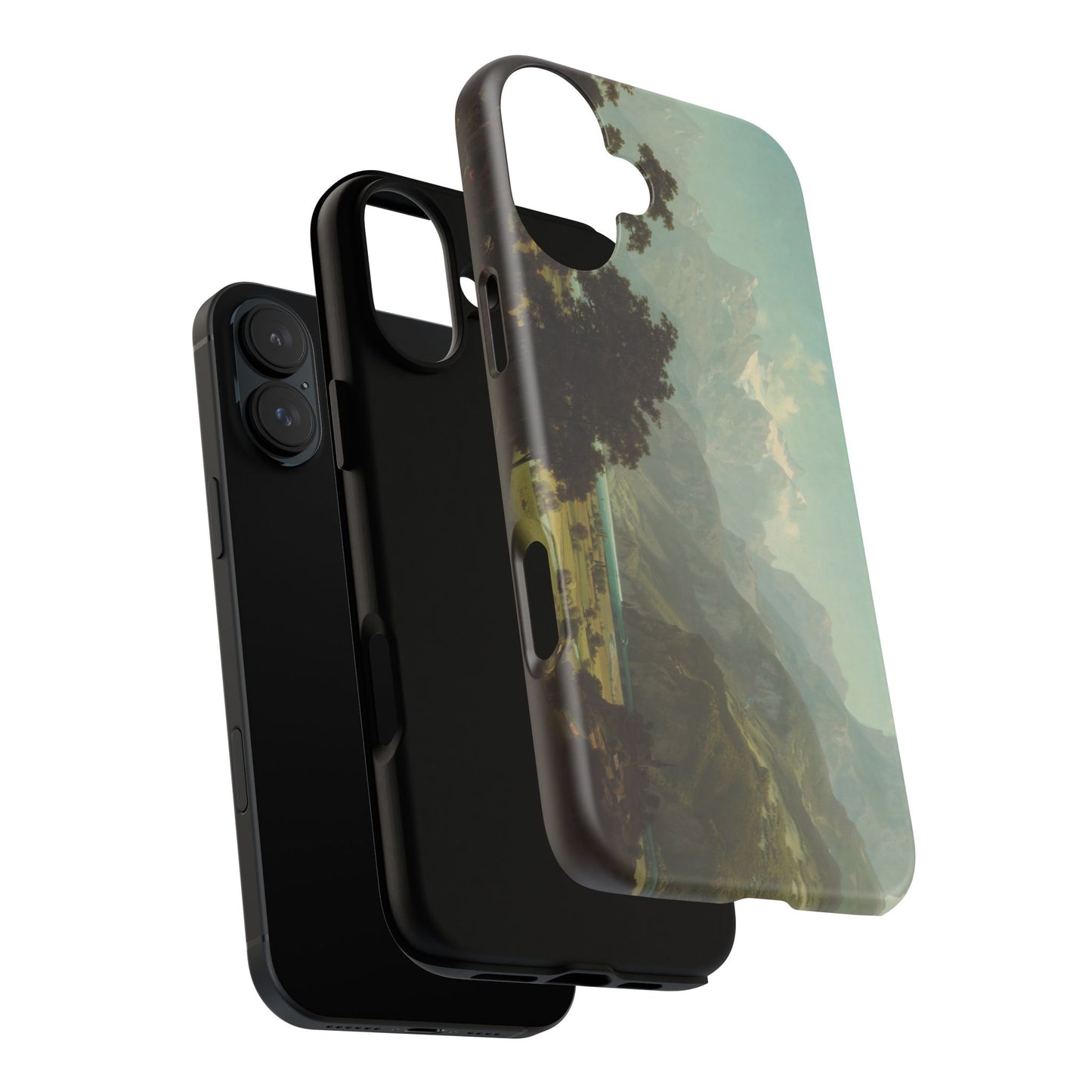 Bierstadt, Albert - Lake Lucerne (1858) - Tough Phone Cases
