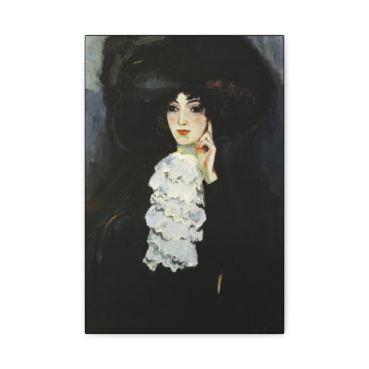 Van Dongen, Kees - Woman with Frill (1905) - Canvas Block, unframed