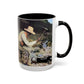 Courbet, Gustave - The Stone Breakers (1850) - Colorful Accent Mugs