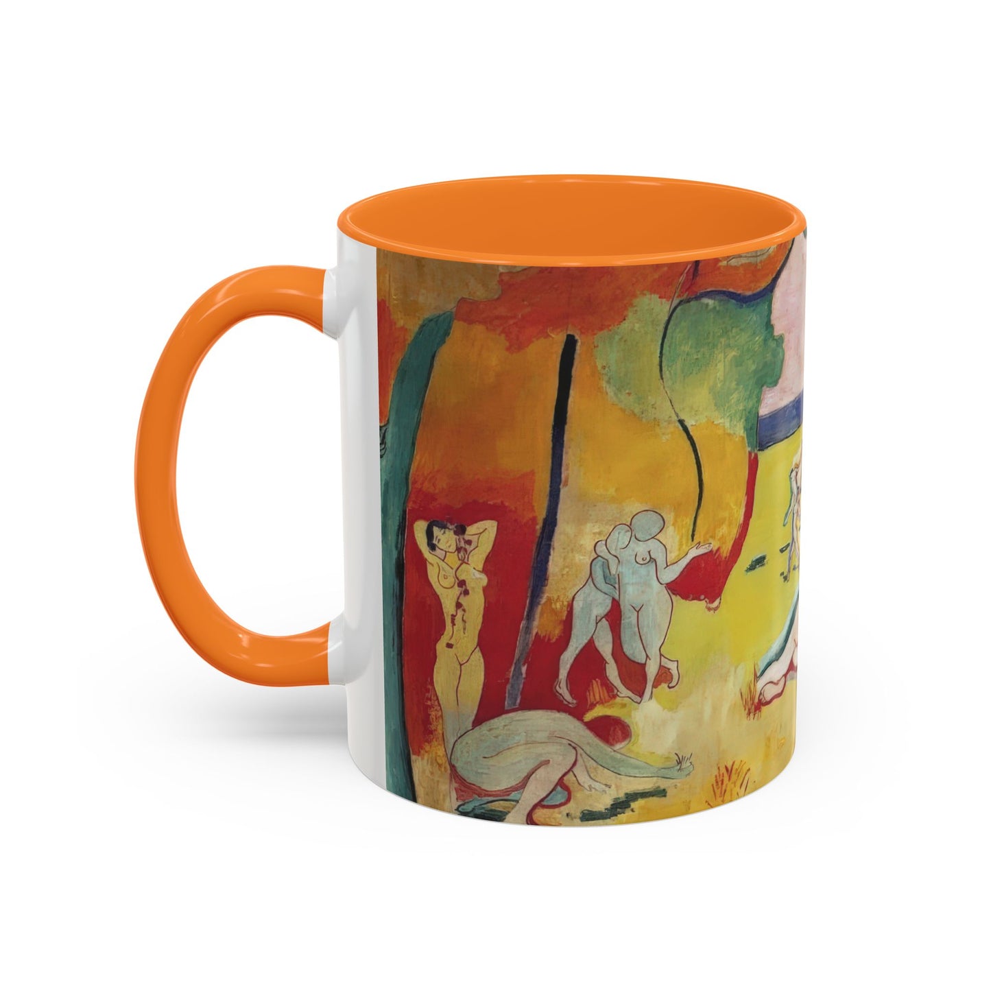 Matisse, Henri - The Joy of Life (1905) - Colorful Accent Mugs