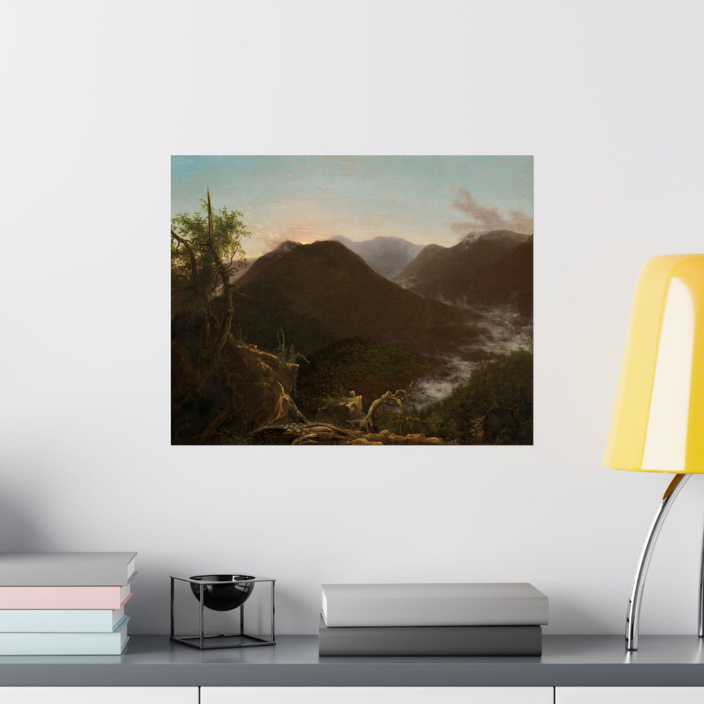 Cole. Thomas - Sunrise in the Catskills (1826) - Satin Posters