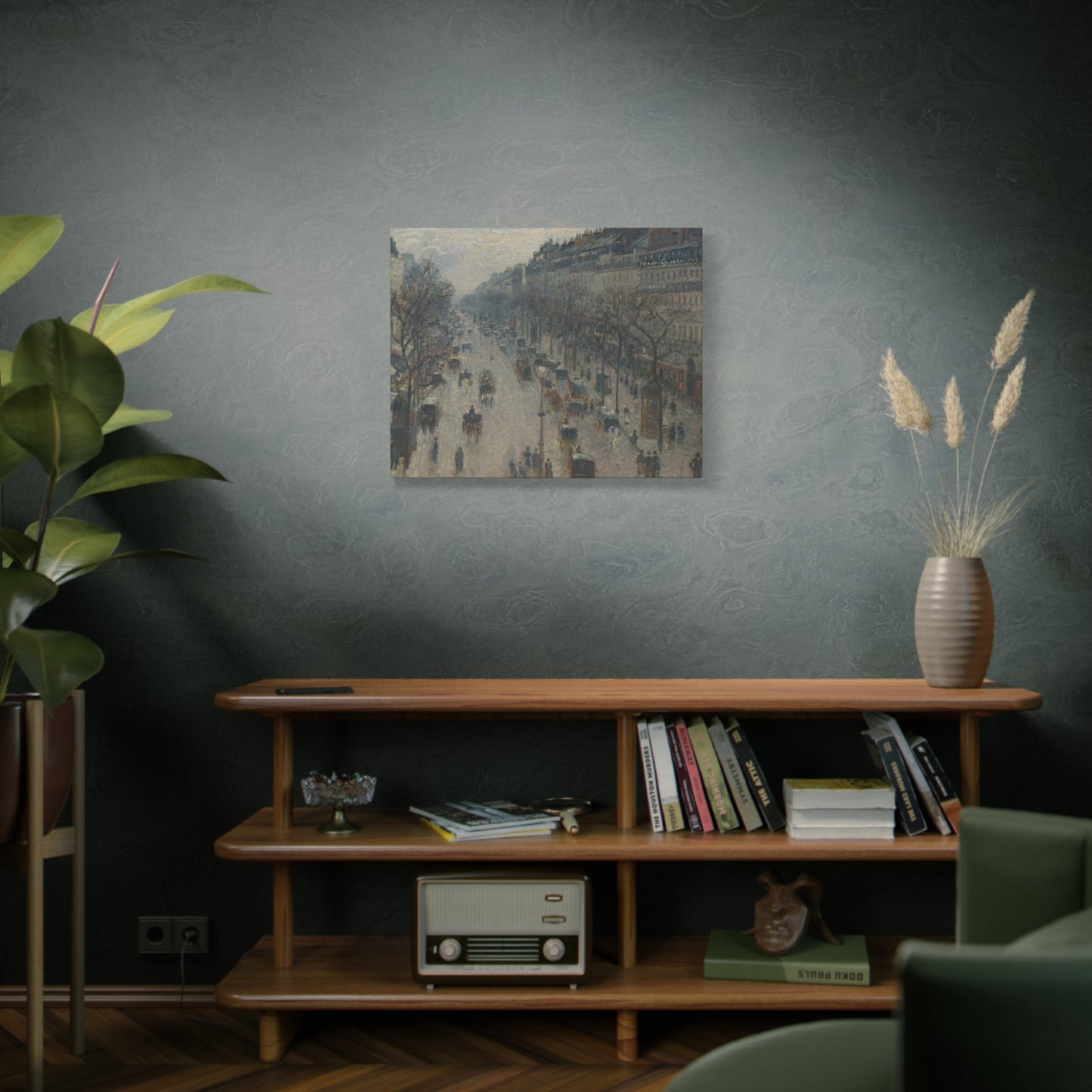 Pissarro, Camille - Boulevard Montmartre, Winter Morning (1897) - Canvas Block, unframed