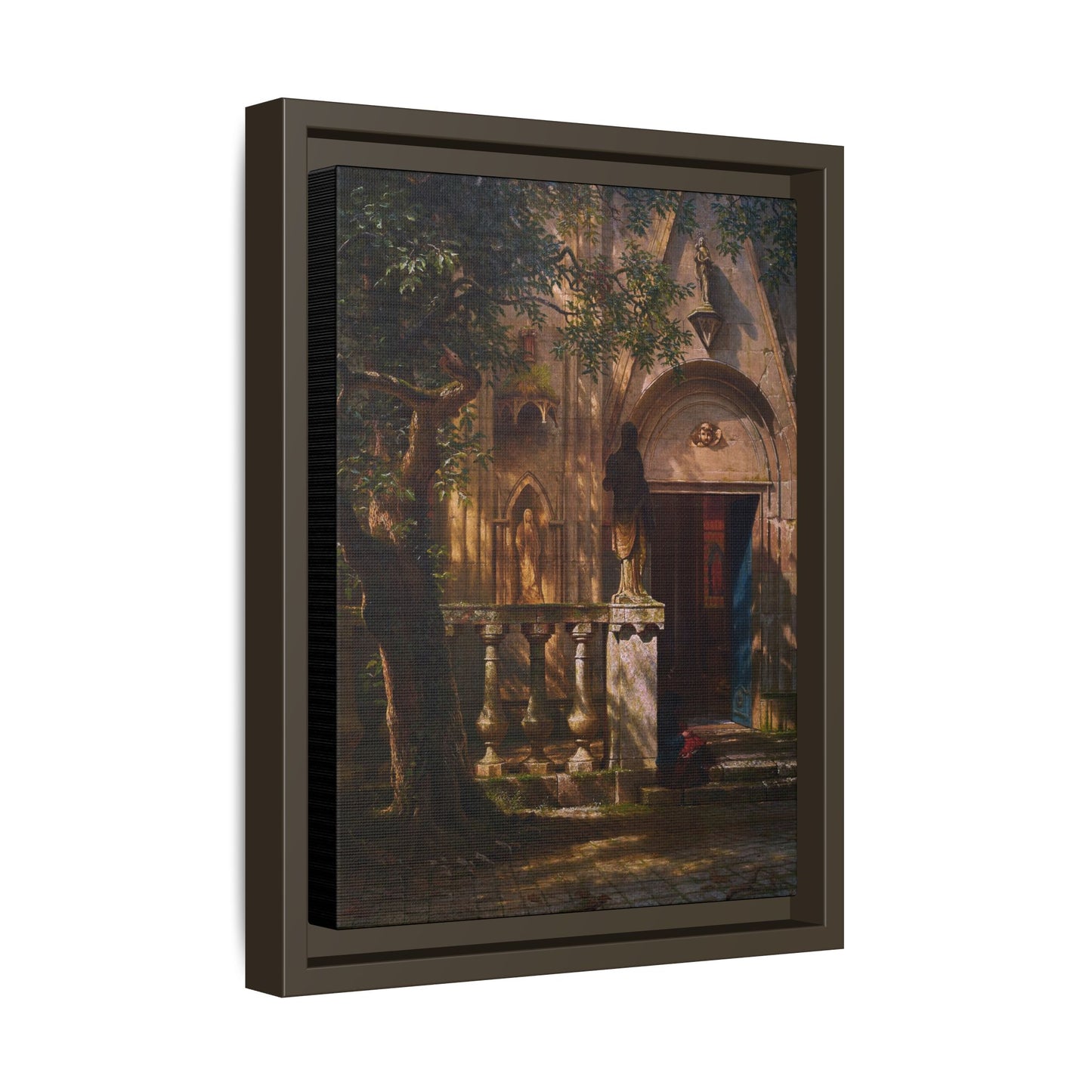Bierstadt, Albert - Sunlight and Shadow  (1854) - Matte Canvas, Framed