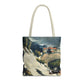 Cézanne, Paul - L’Estaque, Melting Snow (1870) - Tote Bag