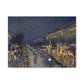 Pissarro, Camille - The Boulevard Montmartre At Night (1897) - Canvas Block, unframed