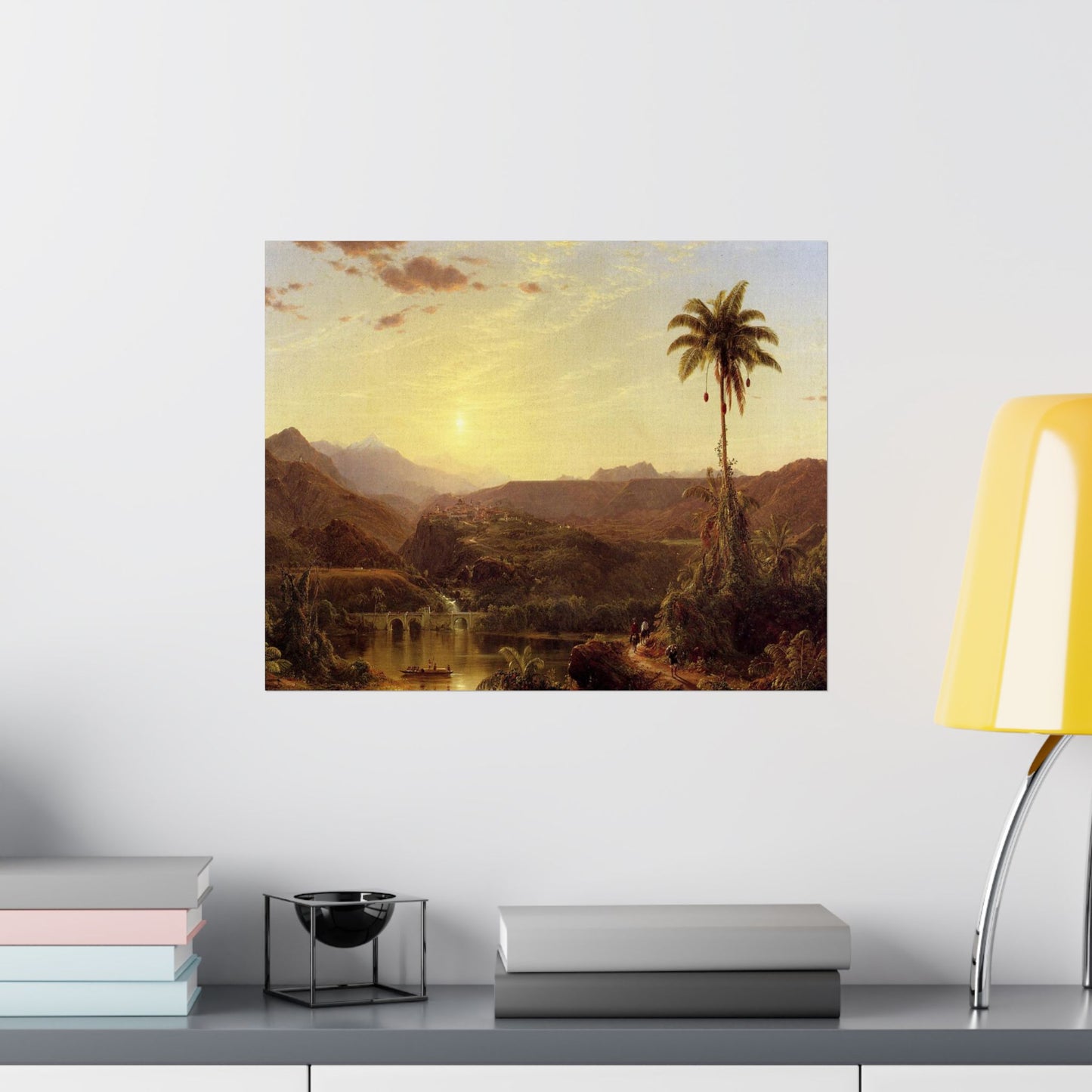 Church, Frederic Edwin - The Cordilleras - Sunrise (1853) - Satin Posters
