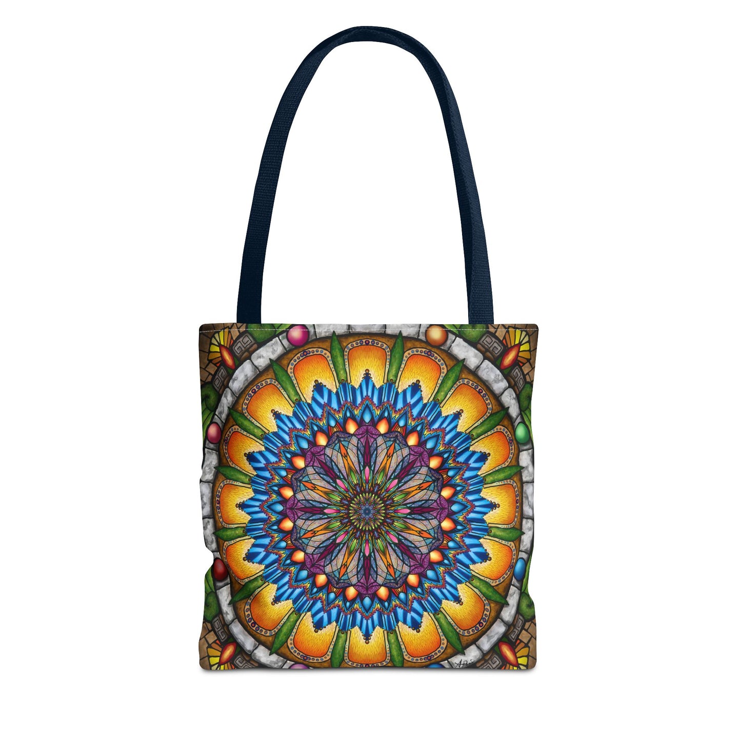 Pacio, Adam - Emerald Arrows Mandala - Tote Bag