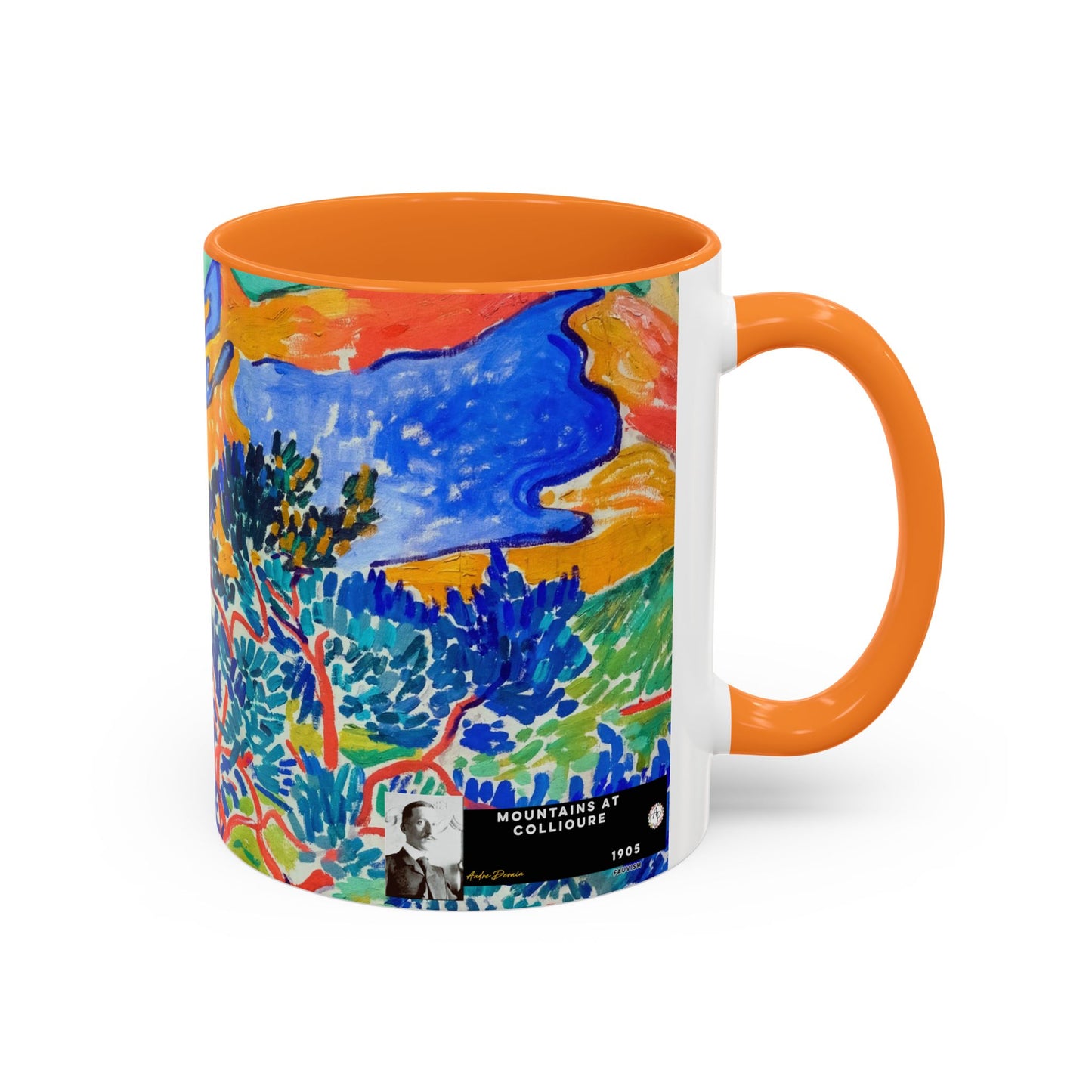 Derain, André - Mountains at Collioure (1905) - Colorful Accent Mugs