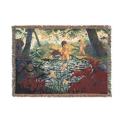 Ranson, Paul - The Lotus Bather (1906) - Woven Blanket