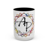 AdamPacio.com - White Logo - Colorful Accent Mugs
