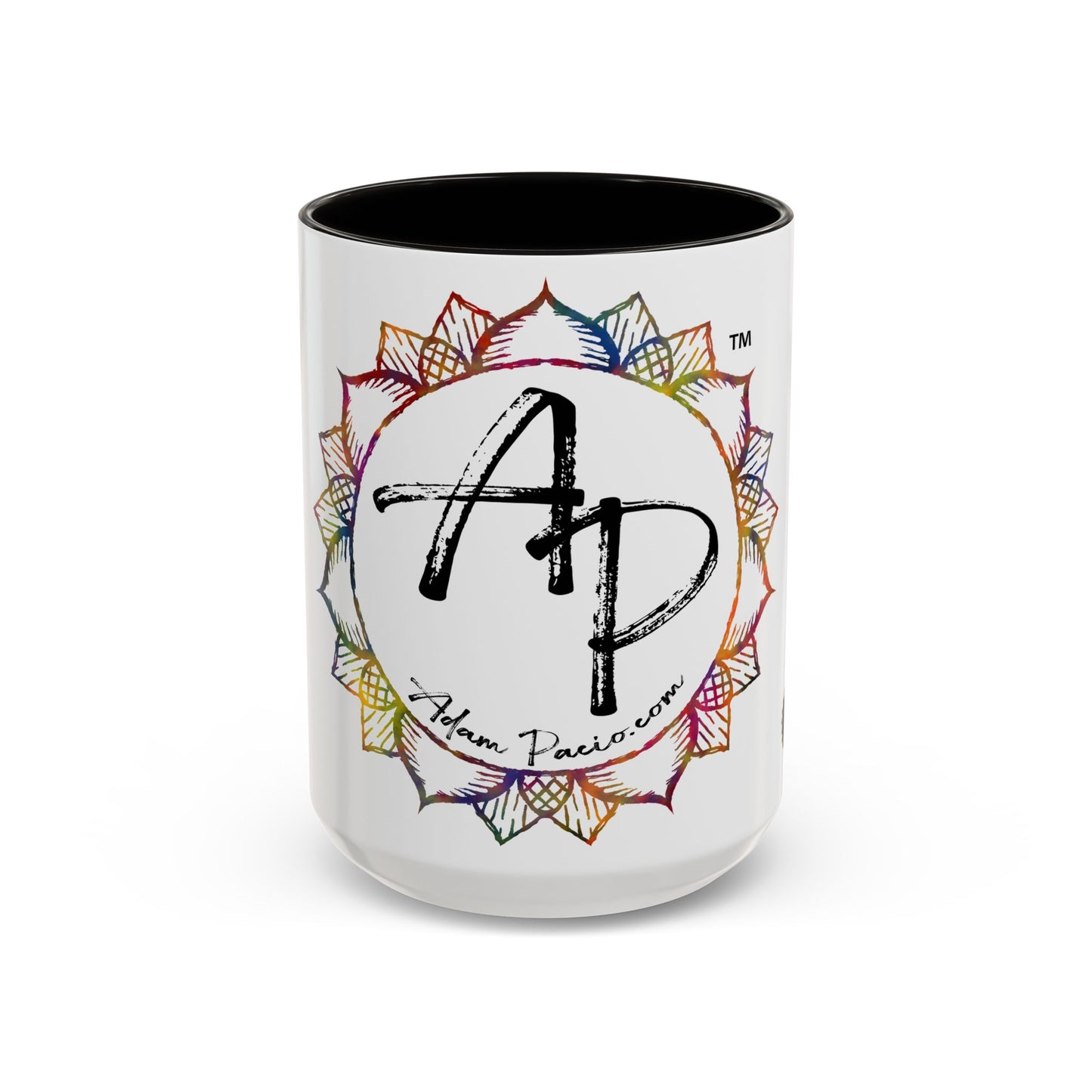 AdamPacio.com - White Logo - Colorful Accent Mugs