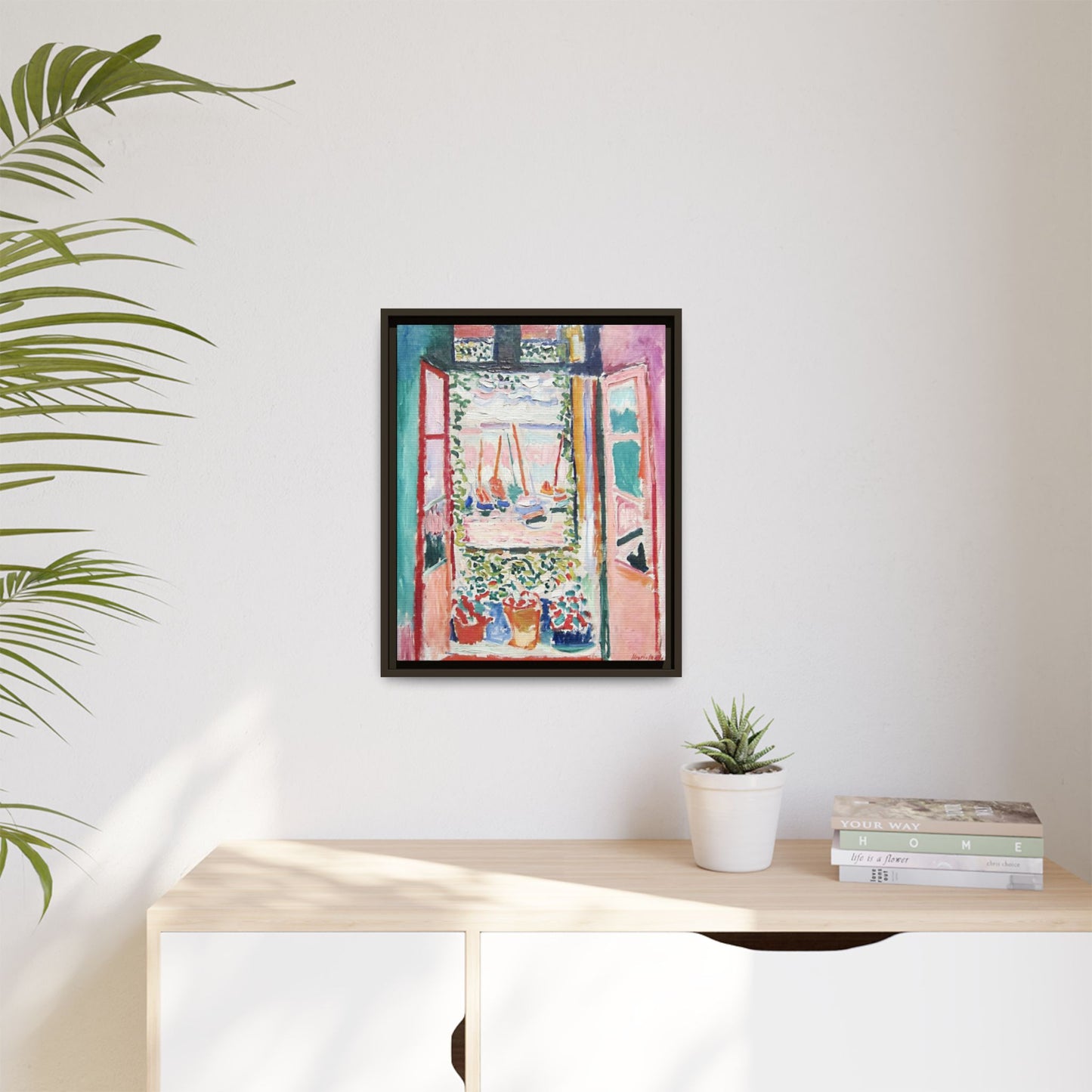 Matisse, Henri - Open Window, Collioure (1905) - Matte Canvas, Framed