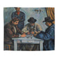 Cézanne, Paul - The Card Players (1892) - Microfiber Duvet Cover