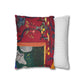 Matisse, Henri - The Dessert Harmony in Red (1908) - Suede Square Pillowcase