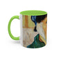 Van Gogh, Vincent - Self Portrait with Bandaged Ear (1889) - Colorful Accent Mugs