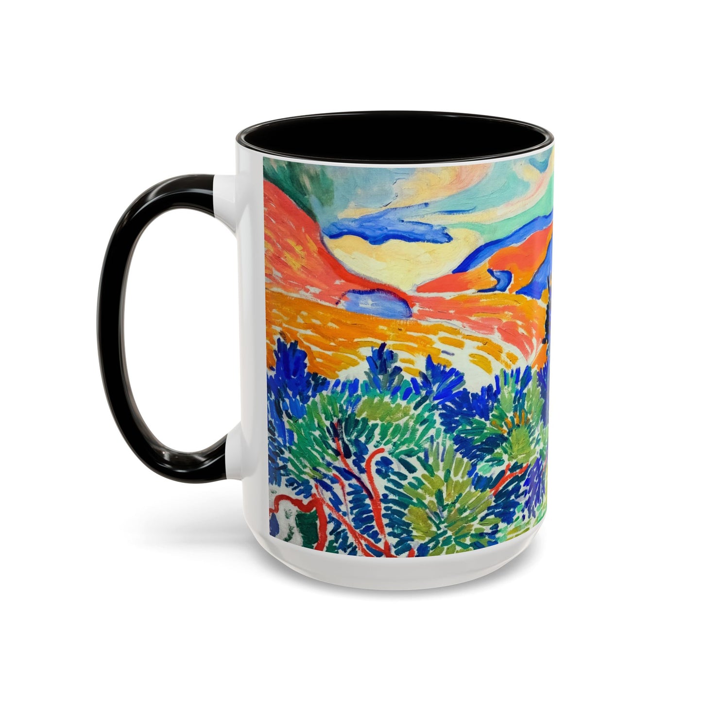 Derain, André - Mountains at Collioure (1905) - Colorful Accent Mugs