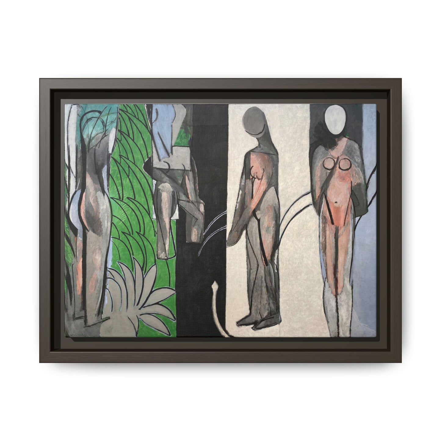 Matisse, Henri - Bathers by a River (1917) - Matte Canvas, Framed