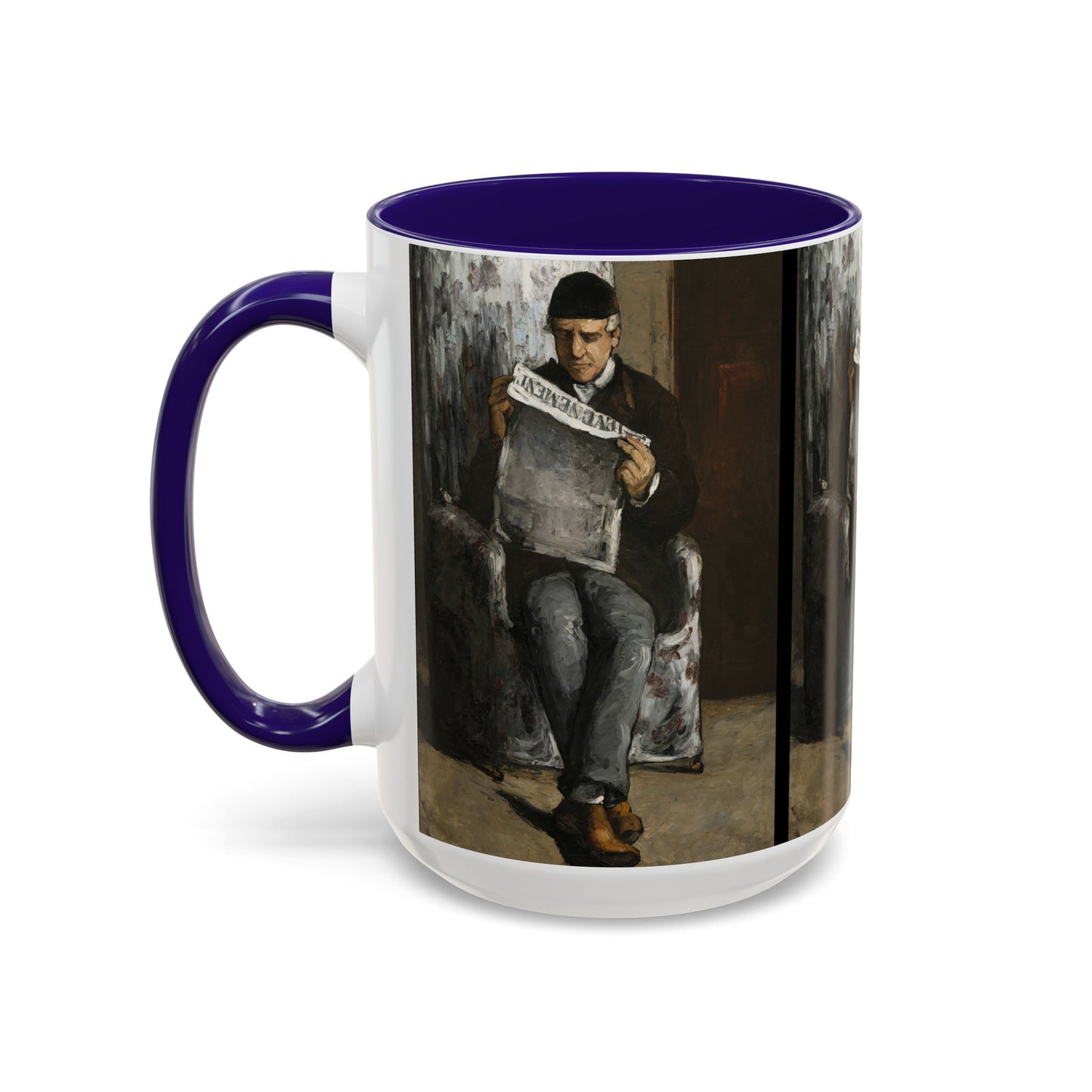 Cézanne, Paul - The Artist’s Father (1866) - Colorful Accent Mugs