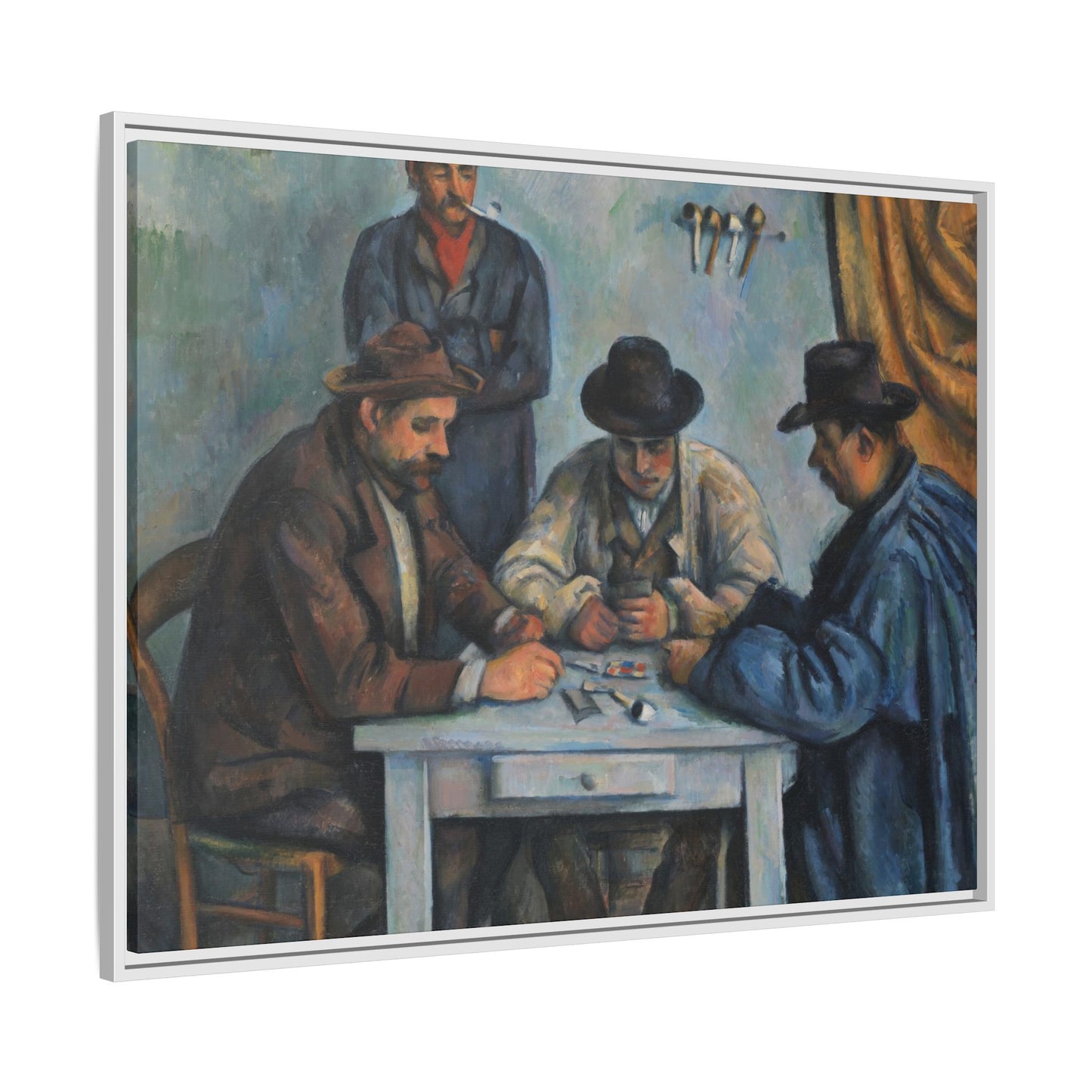 Cézanne, Paul - The Card Players (1892) - Matte Canvas, Framed