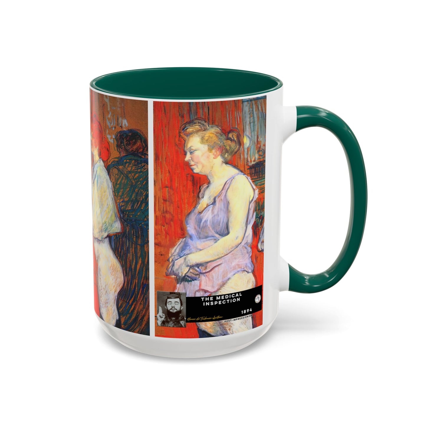 Toulouse-Lautrec, Henri - The Medical Inspection (1894) - Colorful Accent Mugs