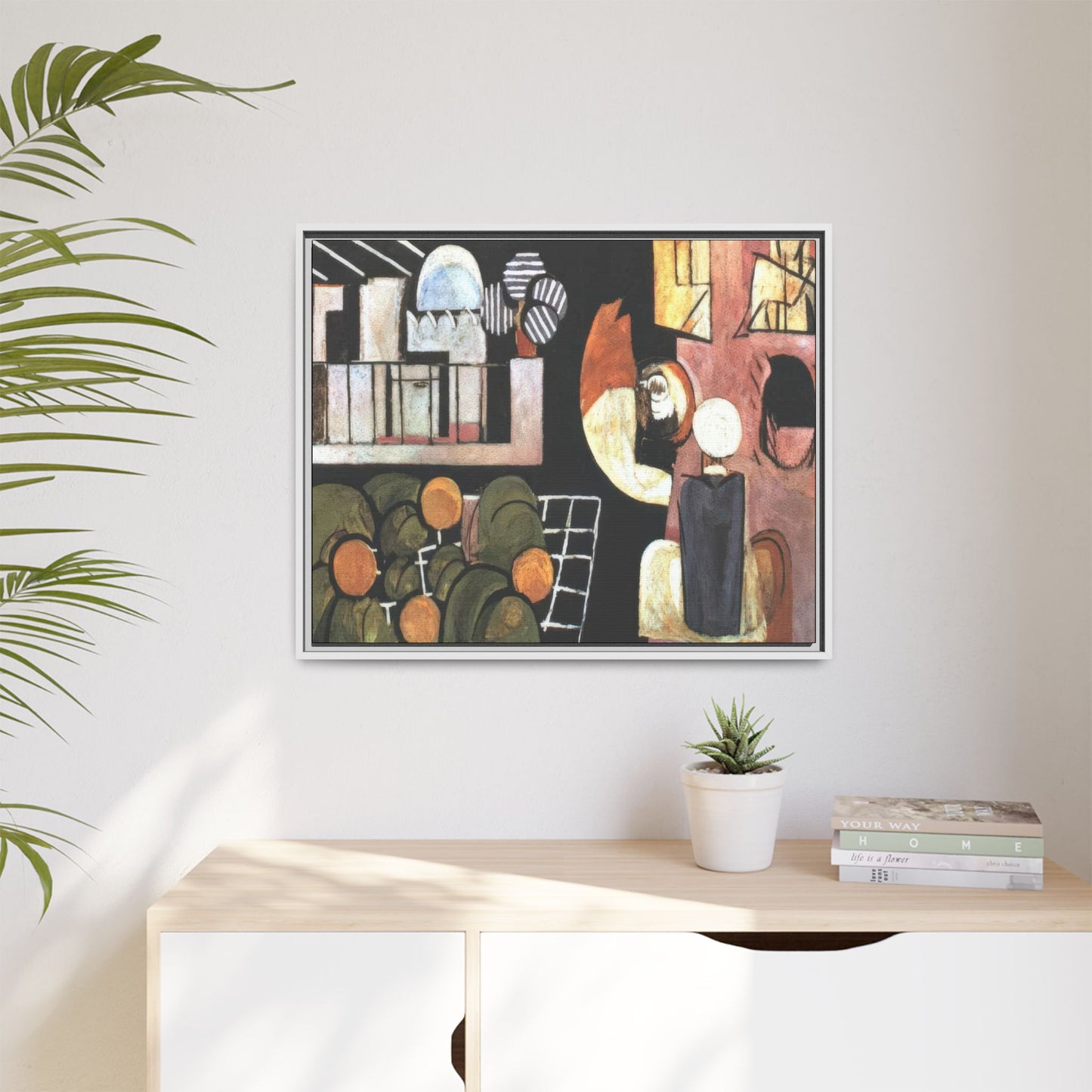 Matisse, Henri - The Moroccans (1916) - Matte Canvas, Framed