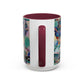Matisse, Henri - Woman with a Hat (1905) - Colorful Accent Mugs