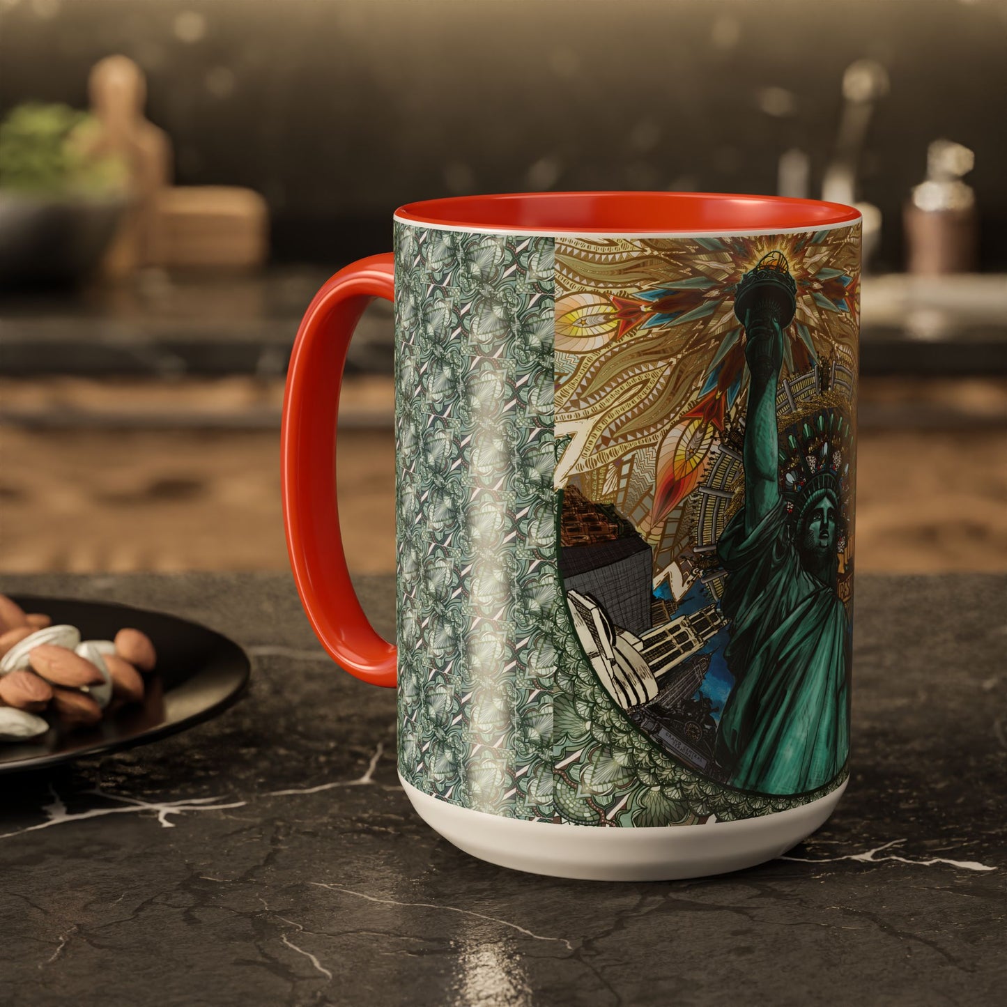 Pacio, Adam - Liberty Mandala - Colorful Accent Mugs