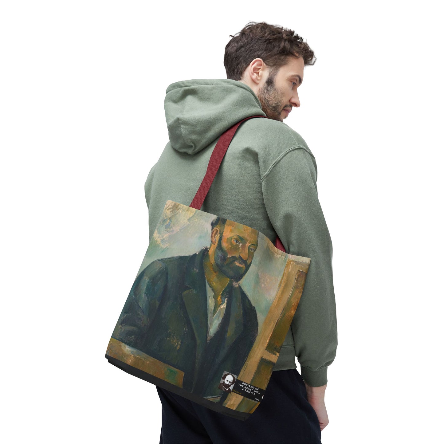 Cézanne, Paul - Portrait of the Artist with a Palette (1890) - Tote Bag
