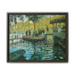 Monet, Claude - La Grenouillere (1869) - Matte Canvas, Framed