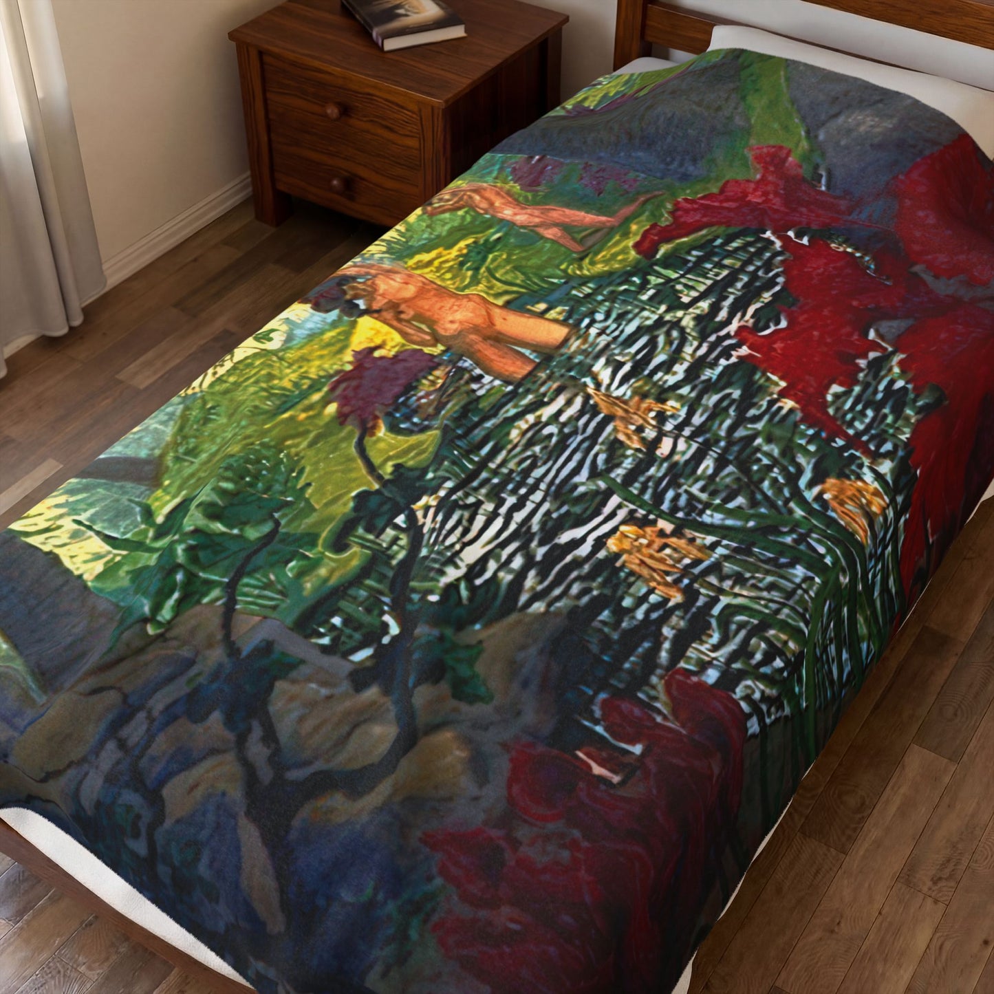 Ranson, Paul - The Lotus Bather (1906) - Velveteen Plush Blanket