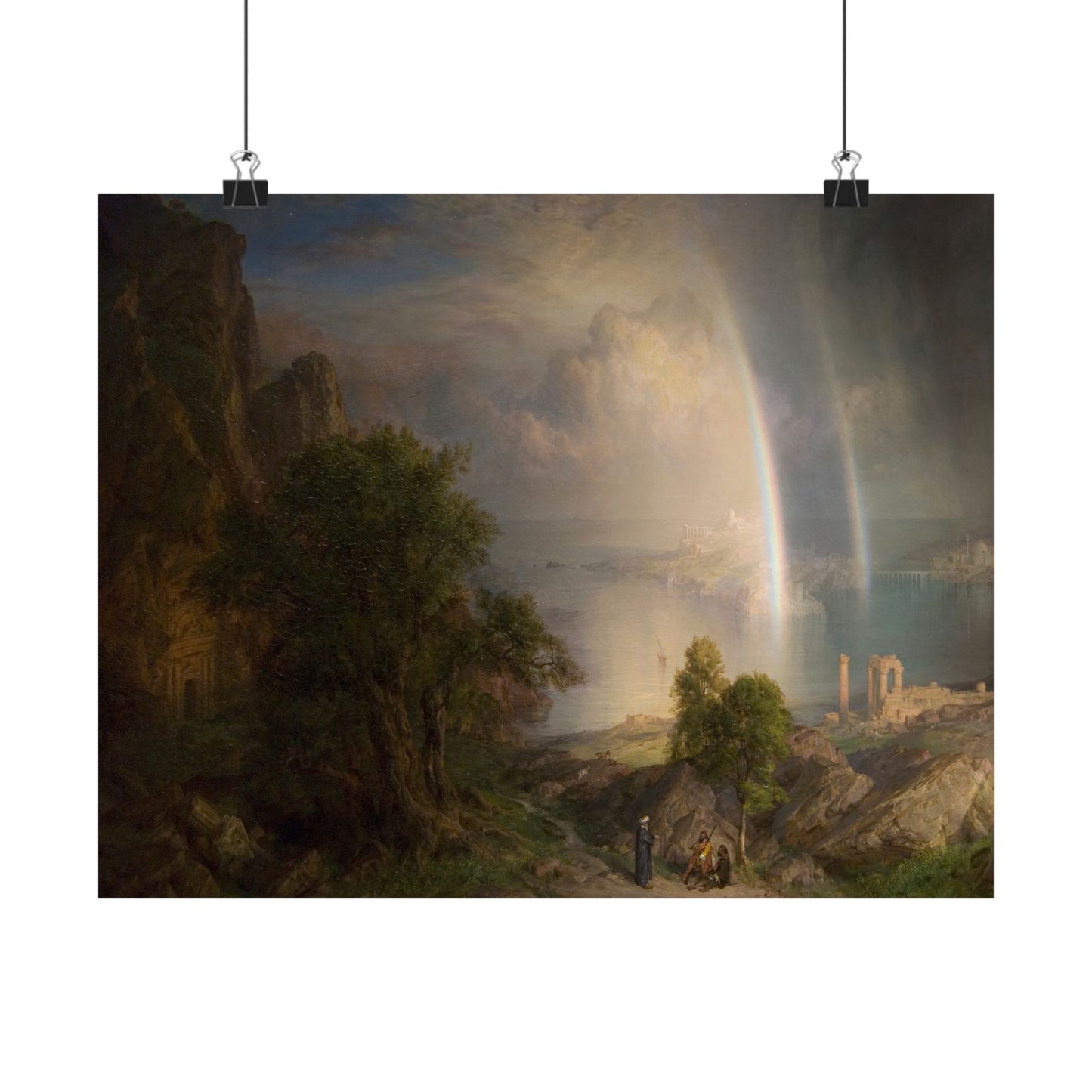 Church, Frederic Edwin - The Aegean Sea (1877) - Satin Posters