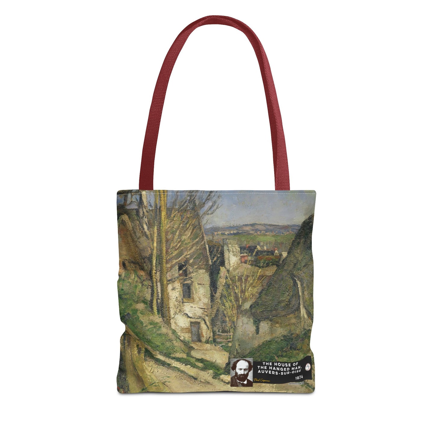 Cézanne, Paul - The House of the Hanged Man, Auvers-sur-Oise (1874) - Tote Bag