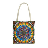 Emerald Arrows Mandala - Tote Bag