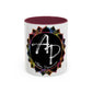 AdamPacio.com - Black Logo - Colorful Accent Mugs