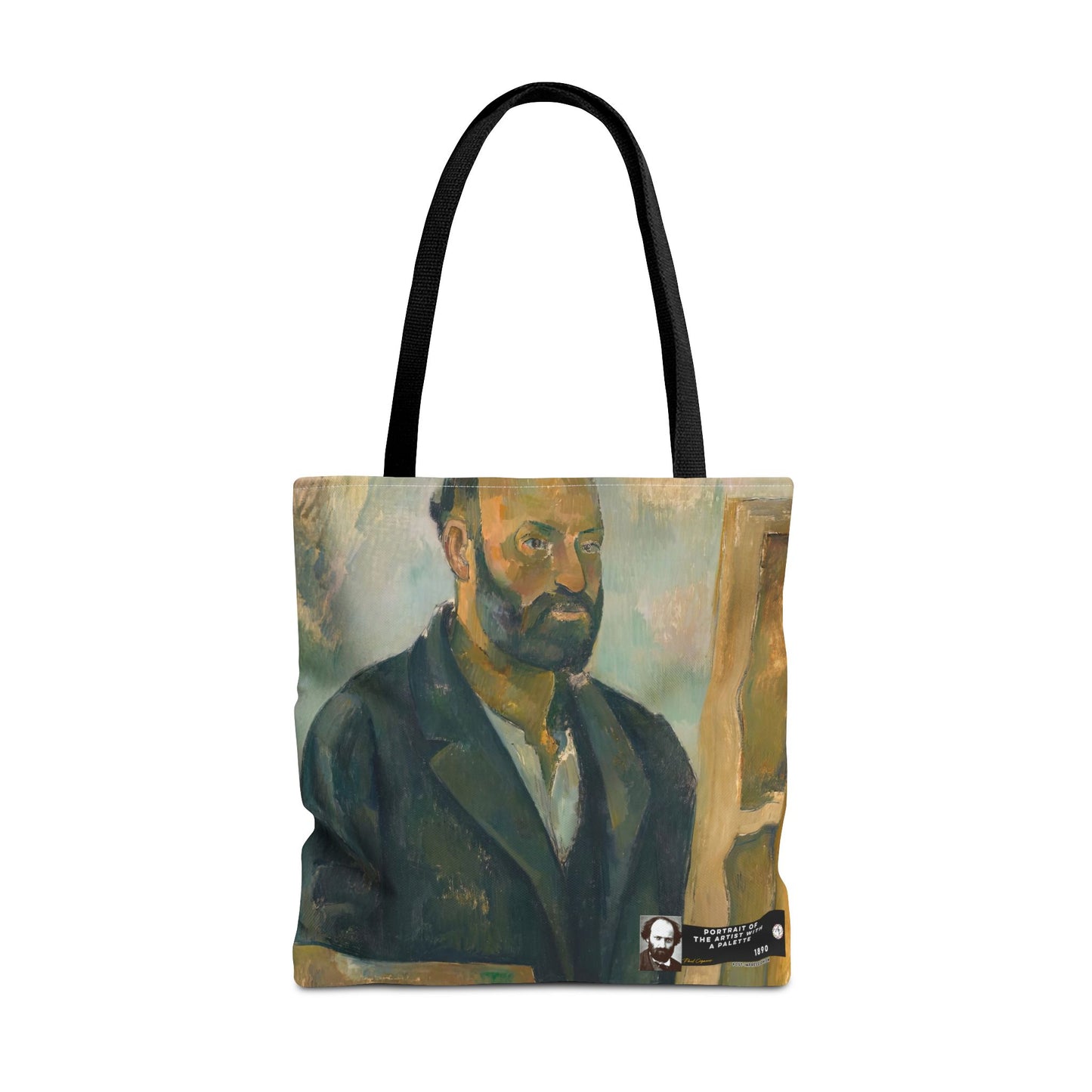 Cézanne, Paul - Portrait of the Artist with a Palette (1890) - Tote Bag