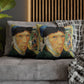 Van Gogh, Vincent - Self Portrait with Bandaged Ear (1889) - Suede Square Pillowcase